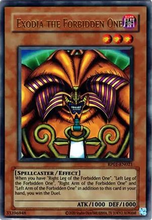 Exodia the Forbidden One (RP01-EN021) - Retro Pack (2020 Date Reprint) Unlimited