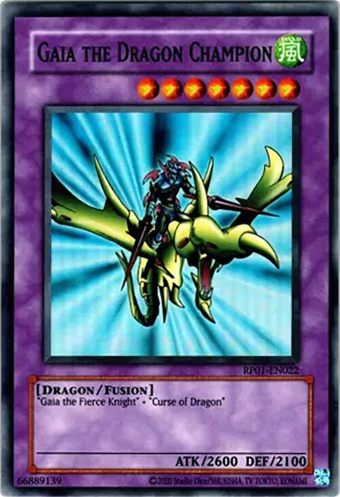 Gaia the Dragon Champion (RP01-EN022) - Super Rare