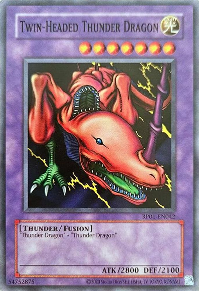 Twin-Headed Thunder Dragon (RP01-EN042) - Common