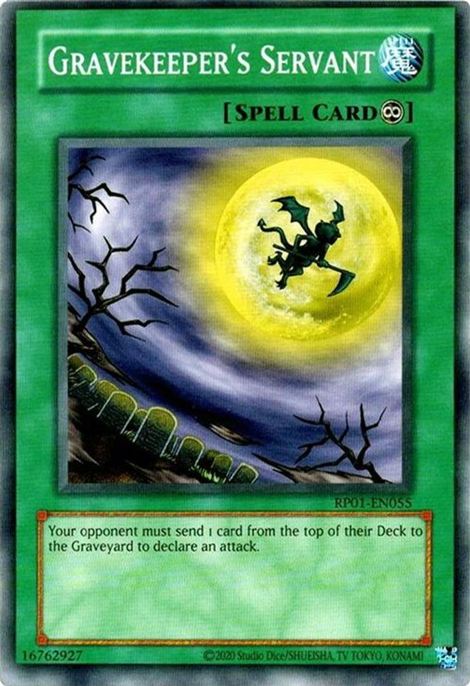 Gravekeeper's Servant (RP01-EN055) - Common