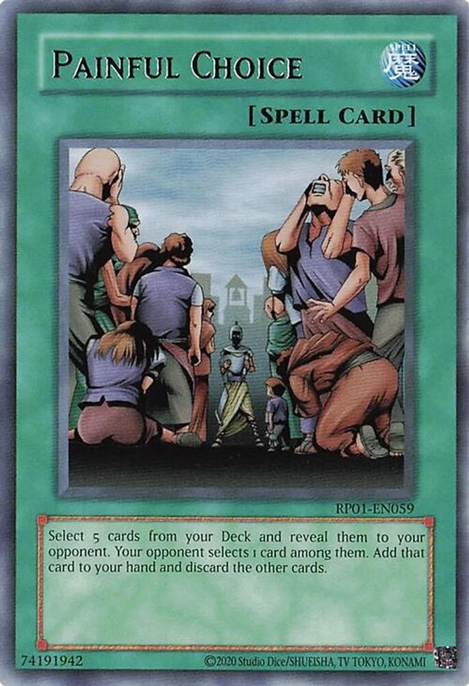Painful Choice (RP01-EN059) - Rare