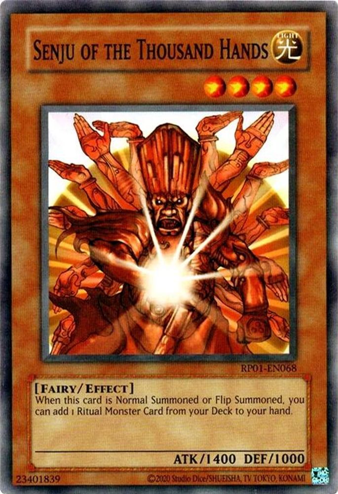 Senju of the Thousand Hands (RP01-EN068) - Common