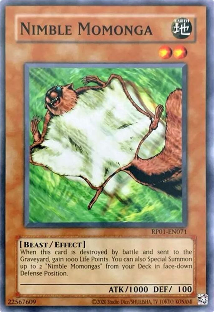 Nimble Momonga (RP01-EN071) - Common