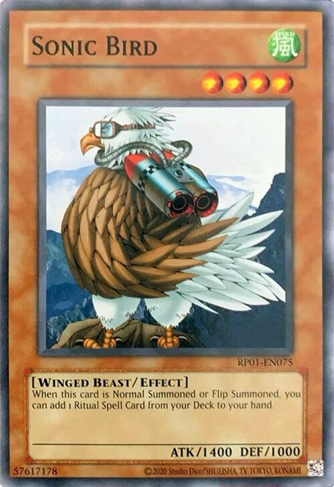 Sonic Bird (RP01-EN075) - Common