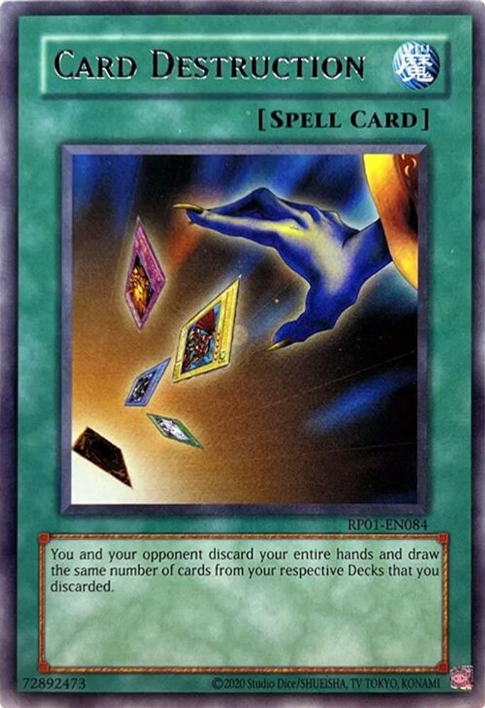 Card Destruction (RP01-EN084) - Rare
