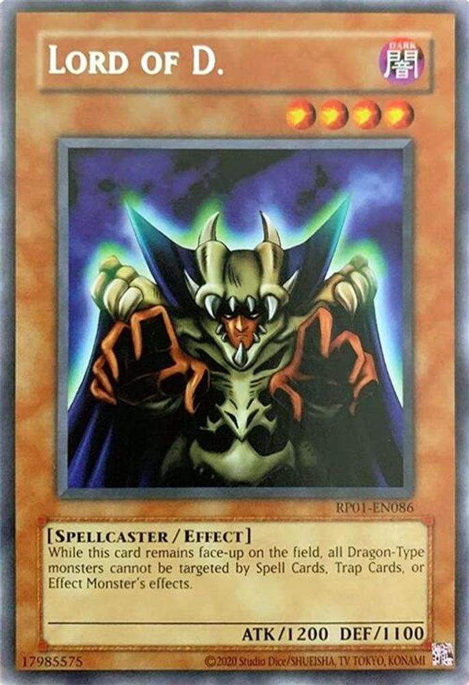 Lord of D. (RP01-EN086) - Rare
