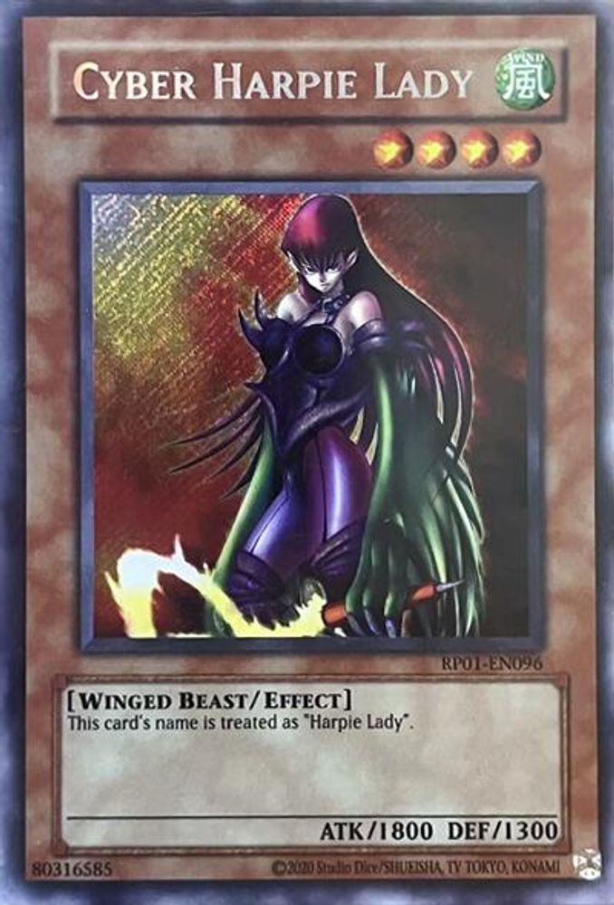 Cyber Harpie Lady (RP01-EN096) - Secret Rare