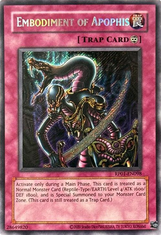 Embodiment of Apophis (RP01-EN098) - Secret Rare