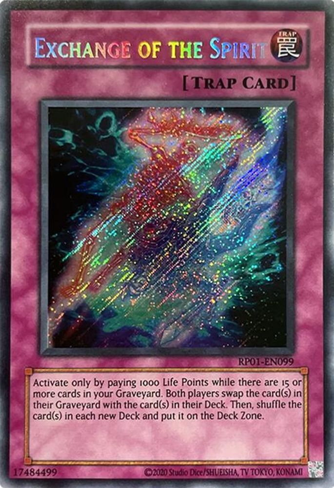 Exchange of the Spirit (RP01-EN099) - Secret Rare