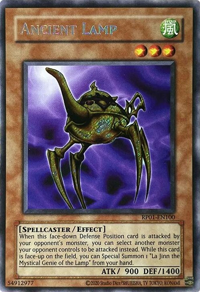 Ancient Lamp (RP01-EN100) - Secret Rare