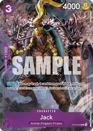 Jack (Premium Card Collection -BANDAI CARD GAMES Fest. 23-24 Edition-) (ST04-008) - Common