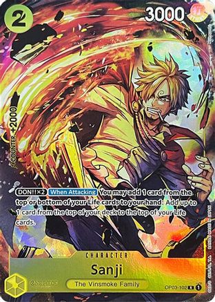 Sanji (Premium Card Collection -BANDAI CARD GAMES Fest. 23-24 Edition-) (OP03-102) - Rare