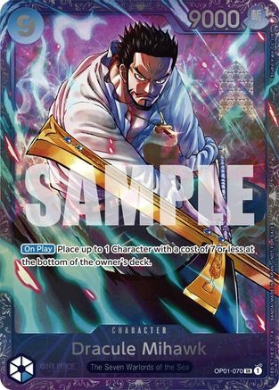 Dracule Mihawk (Treasure Cup 2024) (OP01-070) - Super Rare