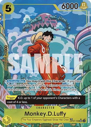Monkey.D.Luffy (TR) (OP07-109) - Treasure Rare