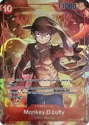 Monkey.D.Luffy (Treasure Booster Set) (ST10-006) - Super Rare