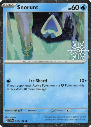 Snorunt (Holiday Calendar) 037/182  - Holofoil - Common