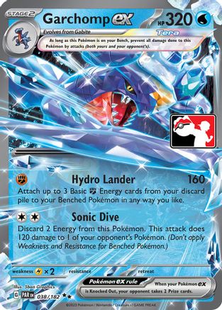 Garchomp ex 038/182  - Holofoil - Double Rare