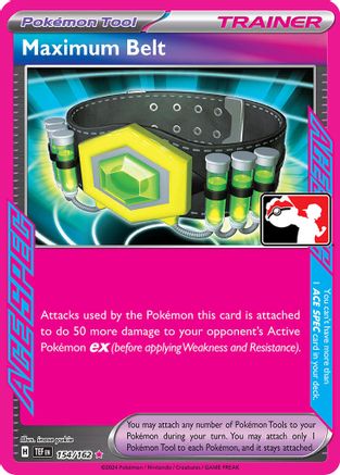 Maximum Belt 154  - Holofoil - ACE SPEC Rare