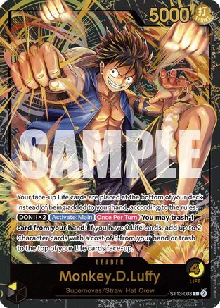 Monkey.D.Luffy (Premium Card Collection -Leader Collection-) (ST13-003) - Leader