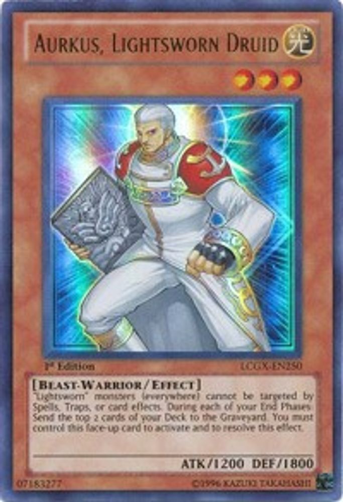 Aurkus, Lightsworn Druid (LCGX-EN250) - Ultra Rare