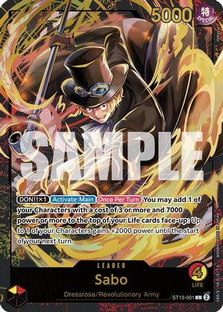 Sabo (Premium Card Collection -Leader Collection-) (ST13-001) - Leader