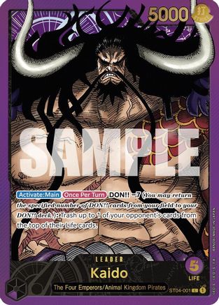 Kaido (Premium Card Collection -Leader Collection-) (ST04-001) - Leader