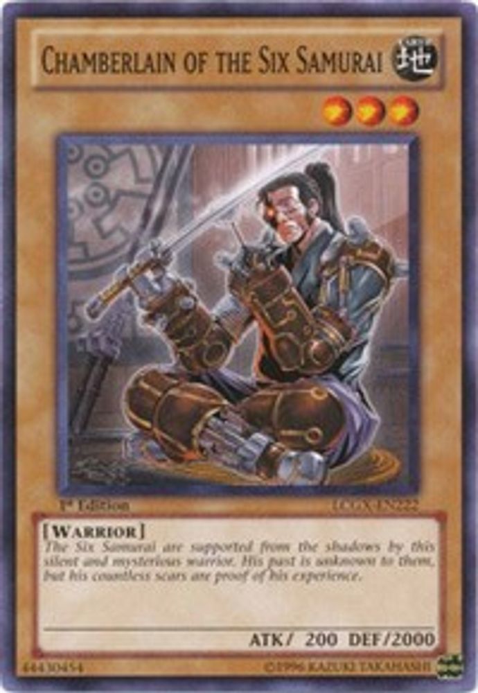 Chamberlain of the Six Samurai (LCGX-EN222) - Common