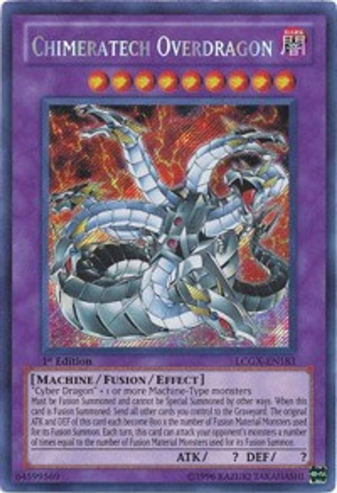 Chimeratech Overdragon (LCGX-EN183) - Secret Rare