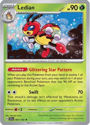 Ledian 003/142  - Holofoil - Rare