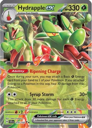 Hydrapple ex 014/142  - Holofoil - Double Rare