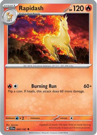 Rapidash 020  - Uncommon