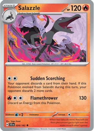 Salazzle 024  - Uncommon