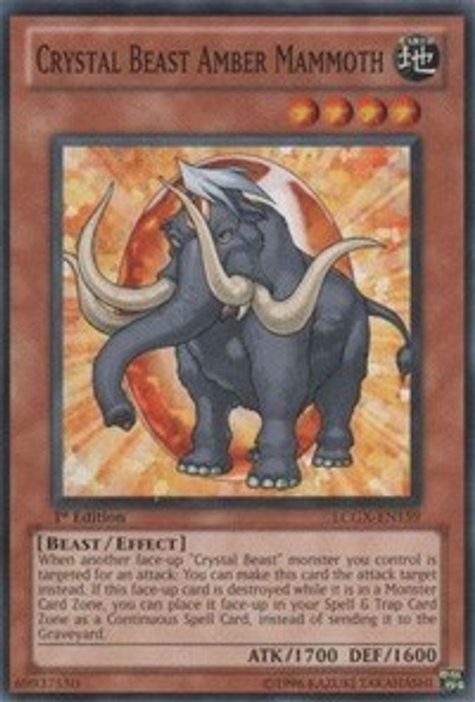 Crystal Beast Amber Mammoth (LCGX-EN159) - Common