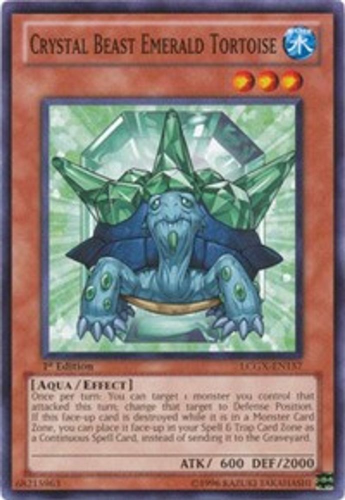 Crystal Beast Emerald Tortoise (LCGX-EN157) - Common