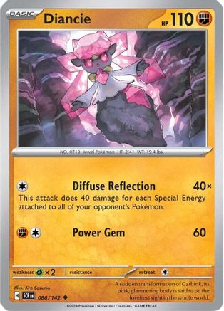 Diancie 086  - Uncommon