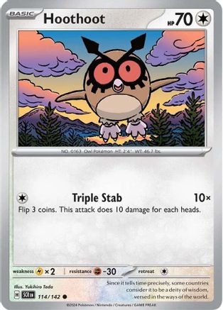 Hoothoot 114  - Common
