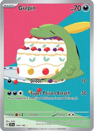 Gulpin 154/142  - Holofoil - Illustration Rare