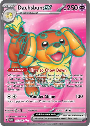 Dachsbun ex 160/142  - Holofoil - Ultra Rare
