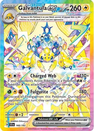 Galvantula ex 168/142  - Holofoil - Special Illustration Rare
