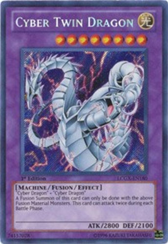 Cyber Twin Dragon (LCGX-EN180) - Secret Rare