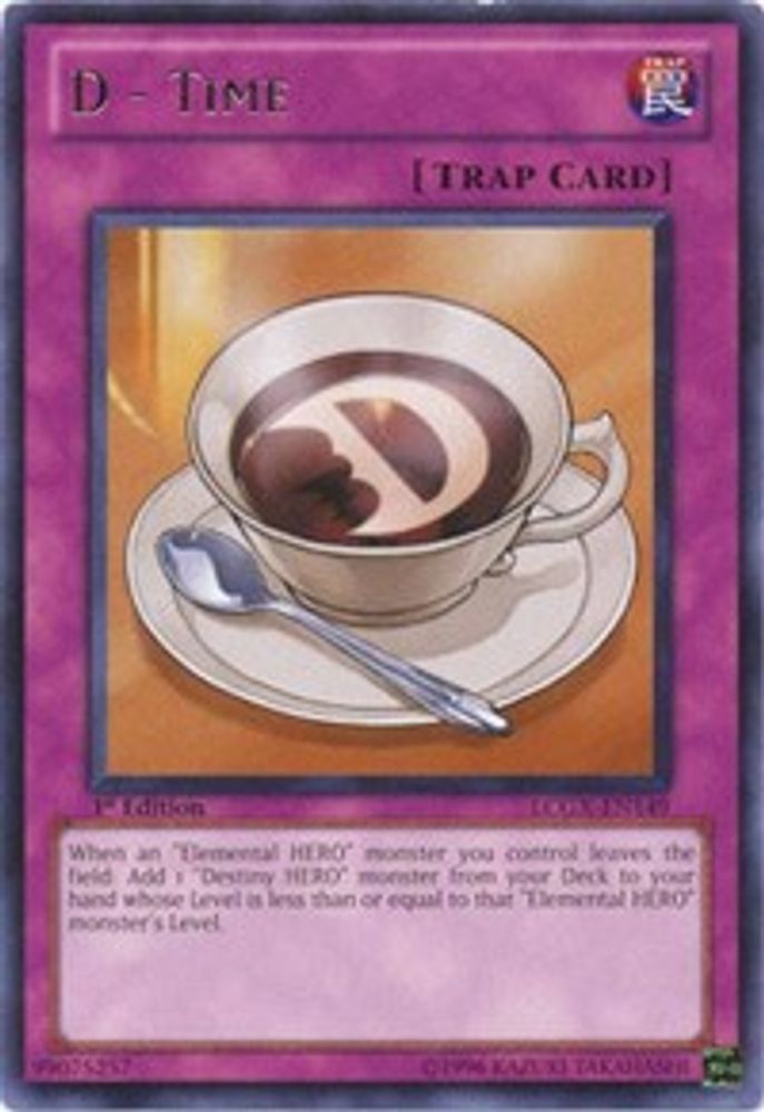 D - Time (LCGX-EN149) - Rare
