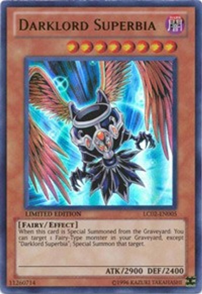 Seigneur des Ténèbres Superbia [LC02-EN005] Ultra Rare 