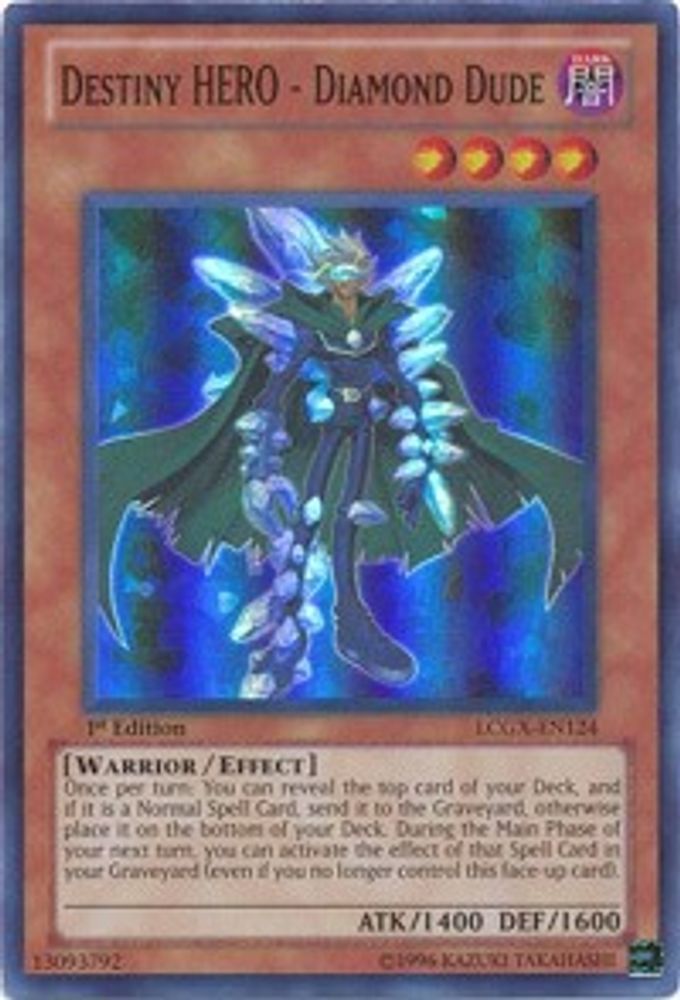 Destiny HERO - Diamond Dude [LCGX-EN124] Super Rare 