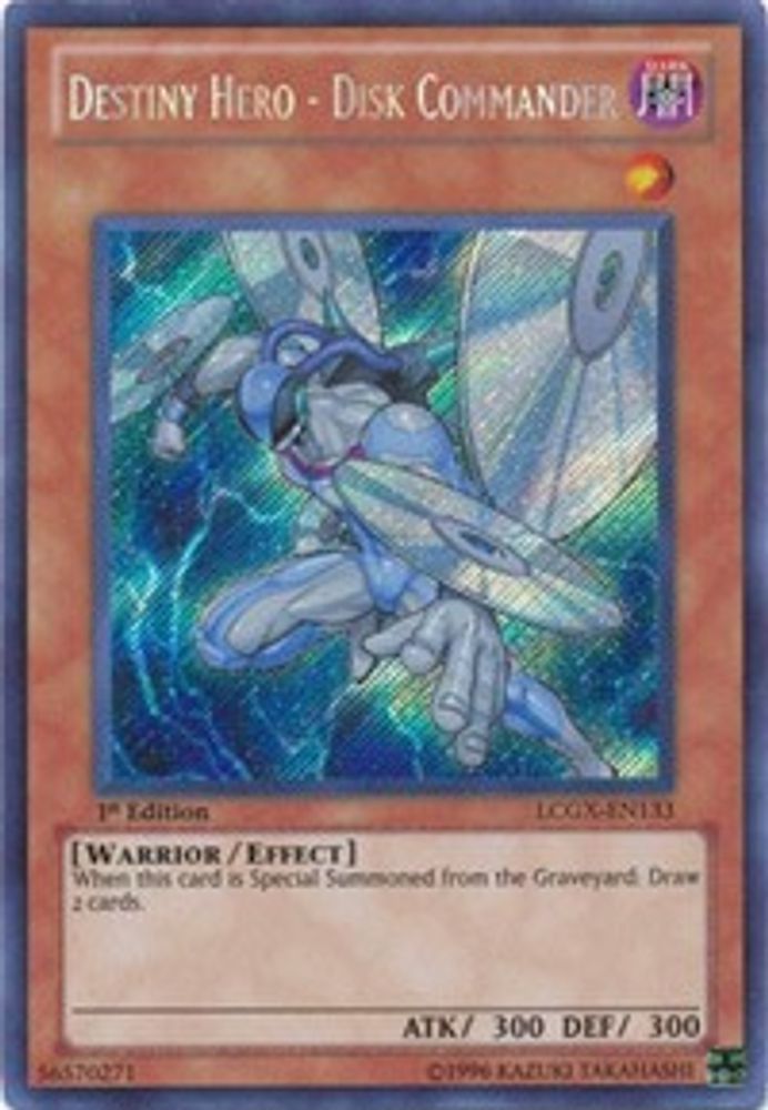 Destiny HERO - Commandant de disque [LCGX-EN133] Secret Rare 