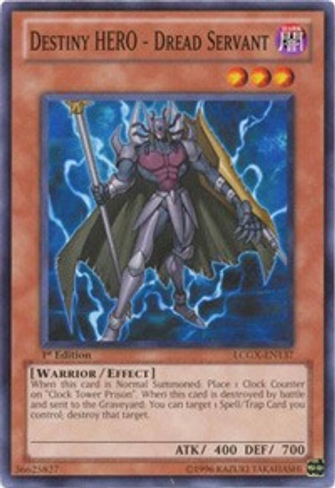 Destiny HERO - Dread Servant [LCGX-EN137] Commun 