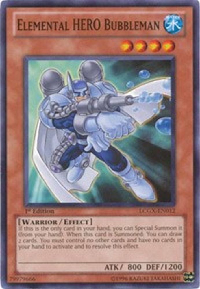 Elemental HERO Bubbleman (LCGX-EN012) - Common