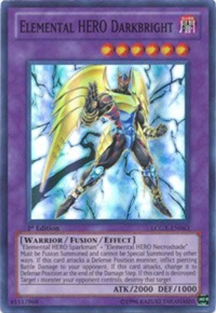 Elemental HERO Darkbright (LCGX-EN063) - Super Rare