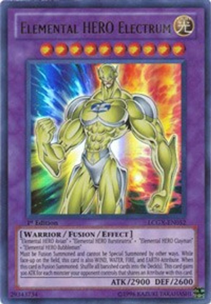 Elemental HERO Electrum (LCGX-EN052) - Ultra Rare