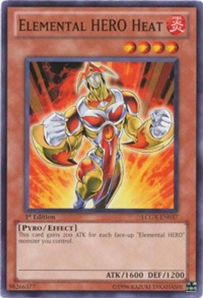 Elemental HERO Heat (LCGX-EN037) - Common