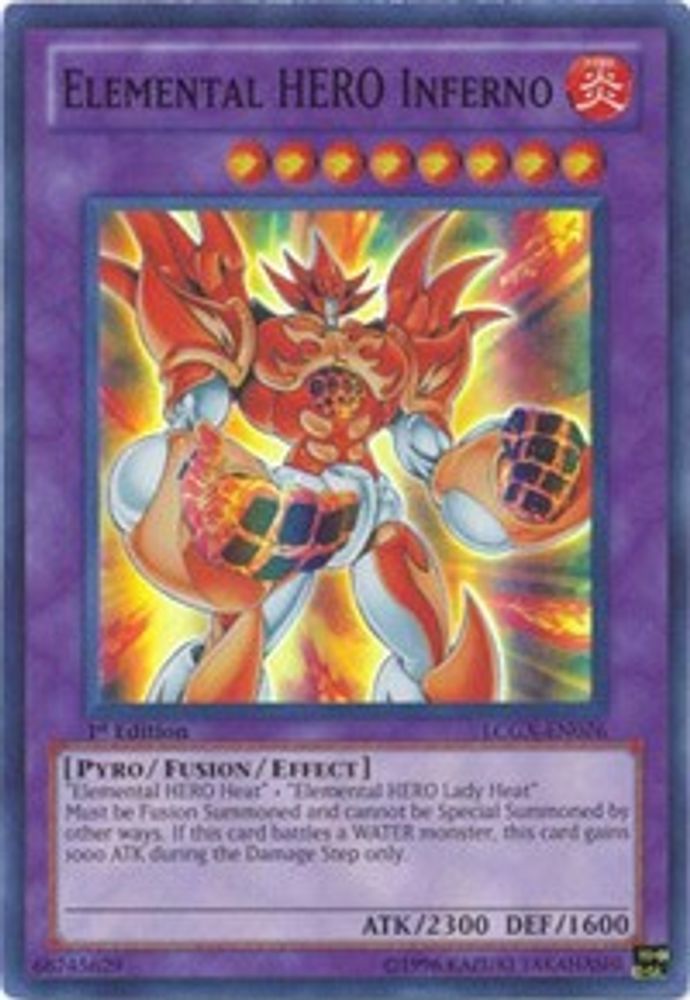 HÉROS Élémentaire Inferno [LCGX-EN076] Super Rare 